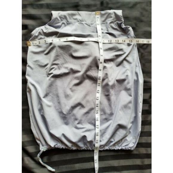 Gap Body Fit Grey Cross Strap Athletic Drawstring Tank Top - Picture 4 of 9